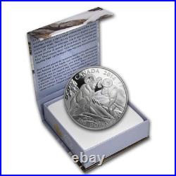 2014 Canada Silver $100 Coin Rocky Mountain Bighorn Sheep 1oz. 9999 OGP
