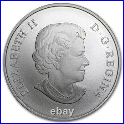 2014 Canada Silver $100 Coin Rocky Mountain Bighorn Sheep 1oz. 9999 OGP