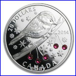 2014 Canada Silver $20 Black-Capped Chickadee PF70 UC ER NGC Coin RARE