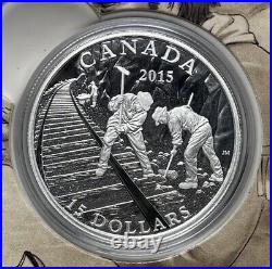 2014 Fine silver Canada $15 Exploring Canada 10-coin Set #44-01
