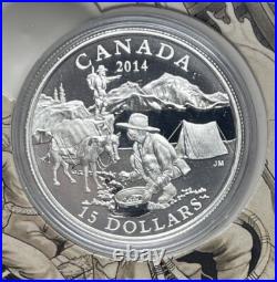2014 Fine silver Canada $15 Exploring Canada 10-coin Set #44-01