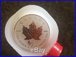 2014 Horse Privy Canada Maple 1oz. 9999 Silver Coin Perfect Tube 25 Scarce