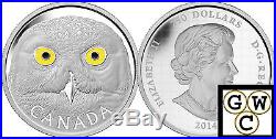 2014 Kilo Silver-In The Eyes of the Snowy Owl $250 Coin 9999 Fine No Tax(13845)