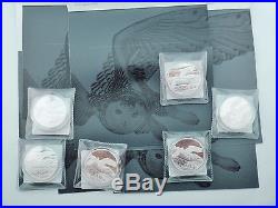 2014 New Mint Canadian Canada Pure Silver 6-Pack 6X $50 Snowy Owl Coin Coins Set