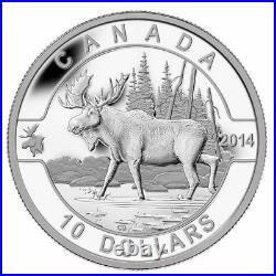 2014 O Canada 10 x $10 pure silver coin set Gorgeous! In original box