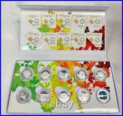 2014 O Canada Series $10 Fine Silver 10-Coin Set