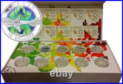 2014 Oh Canada $10 Fine Silver 1/2oz- 10 Coin Set