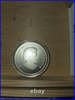 2014 RCM 99.99% SILVER Caribou $100 Coin