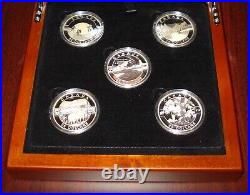 2014 RCM O Canada $25 Fine Silver 5 Coin Set, Mintage 8500
