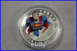 2014 Royal Canadian Mint $15 Silver Coin Superman Action Comics #419