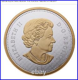 2015 10c Big Coin Series Bluenose 5 Oz. Pure Silver
