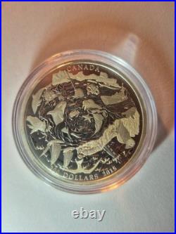 2015 $200 for $200 Coastal Waters of Canada Pure Silver Coin
