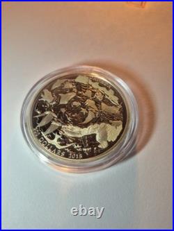 2015 $200 for $200 Coastal Waters of Canada Pure Silver Coin