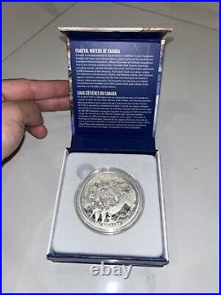 2015 $200 for $200 Coastal Waters of Canada Pure Silver Coin