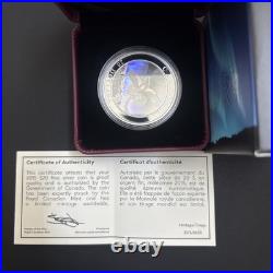 2015 $20 A Story of the Northern Lights The Raven Pure Silver Coin