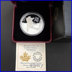 2015 $20 Canadian Dinosaurs Albertosaurus Pure Silver Coin