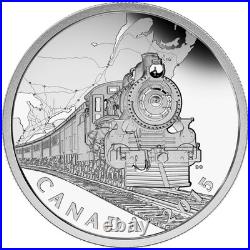 2015 $20 Canadian Home Front Transcontinental Railroad 1 oz Pure Silver Coin