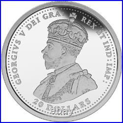 2015 $20 Canadian Home Front Transcontinental Railroad 1 oz Pure Silver Coin