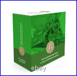 2015 $20 Canadian Home Front Transcontinental Railroad 1 oz Pure Silver Coin