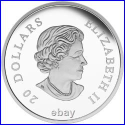 2015 $20 Lost Ships in Canadian Waters Franklin's Expedition 1 oz Silver Coin