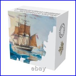 2015 $20 Lost Ships in Canadian Waters Franklin's Expedition 1 oz Silver Coin
