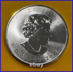 2015 $5 CANADA 1oz. 9999 FINE SILVER MAPLE LEAF
