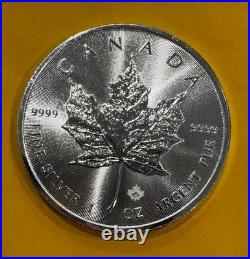 2015 $5 CANADA 1oz. 9999 FINE SILVER MAPLE LEAF