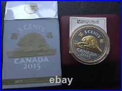 2015 5cent 5 ounce Fine Silver Coin
