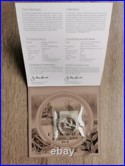 2015 CANADA 50 DOLLAR BEAVER fine silver COIN 99.99 % PURE WithCOA ROYAL MINT