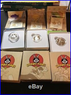 2015 Canada $10 999 Silver. You Get 6 Looney Tunes Coins As Pictured. $300 Value