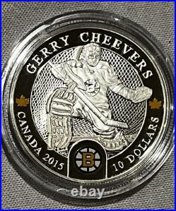 2015 Canada $10 Legendary Goalies. 999 pure silver 6 coin set NB