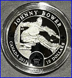 2015 Canada $10 Legendary Goalies. 999 pure silver 6 coin set NB