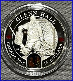 2015 Canada $10 Legendary Goalies. 999 pure silver 6 coin set NB