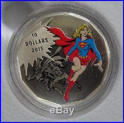 2015 Canada 1/2 oz Silver 4-Coin Set Superman Supergirl DC Comics Originals