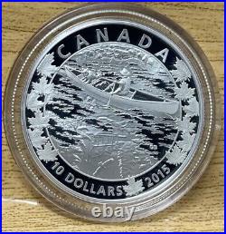 2015 Canada 1/2oz Fine Silver $10 Canoe Across Canada 6 Coin Set #42-00