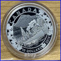 2015 Canada 1/2oz Fine Silver $10 Canoe Across Canada 6 Coin Set #42-00