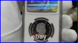 2015 Canada 1/2oz Silver COIN $10 WOMENS FIFA SOCCER HEAD BALL NGC PF70