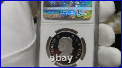 2015 Canada 1/2oz Silver COIN $10 WOMENS FIFA SOCCER HEAD BALL NGC PF70