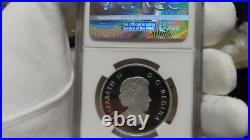 2015 Canada 1/2oz Silver COIN $10 WOMENS FIFA SOCCER HEAD BALL NGC PF70