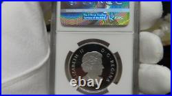 2015 Canada 1/2oz Silver COIN $10 WOMENS FIFA SOCCER HEAD BALL NGC PF70