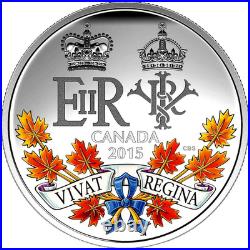 2015 Canada $20 A Historic Reign One Ounce Pure Silver Coin