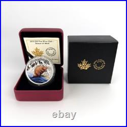 2015 Canada $20 Beaver at Work Pure Silver Coin
