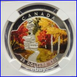 2015 Canada $20 Canadian Autumn Series Autumn Allure Ngc Pf69uc Coin Train 2015 Canada $20 Canadian Autumn Series Autumn Allure Ngc Pf69uc Coin Train