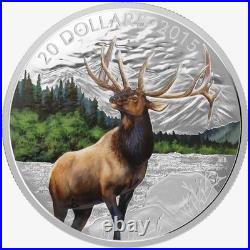 2015 Canada $20 Fine Silver Coin Majestic Elk