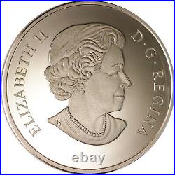 2015 Canada $20 Fine Silver Coin Venetian Glass Turtle with Broadleaf Arrowhead