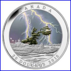 2015 Canada $20 Fine Silver Coin Weather Phenomenon Summer Strom