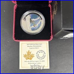 2015 Canada $20 Fine Silver Coin Weather Phenomenon Summer Strom