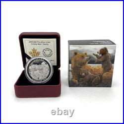 2015 Canada $20 Grizzly Bear Family Classic Proof 1 oz Pure Silver Coin