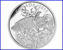 2015 Canada $20 Northern Pike North American Sportfish Fine Silver Coin