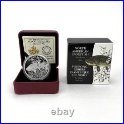 2015 Canada $20 Northern Pike North American Sportfish Fine Silver Coin